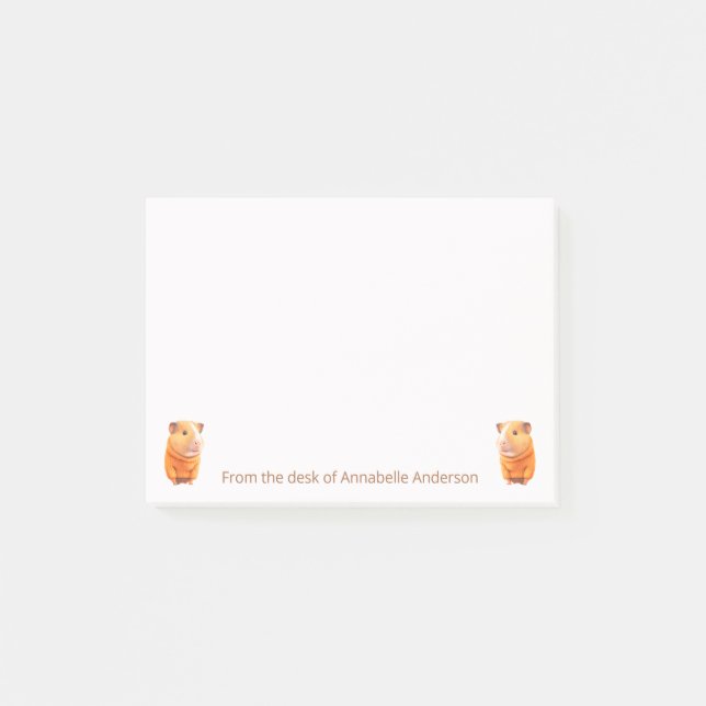 Little Critters Guinea Pigs Personalise Notes (Front)