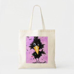 Little Crow with Rose Tote Bag - Gentleman