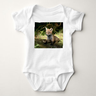 Little Cub Red Fox Baby Bodysuit