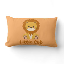 Little Cub Throw Pillow 