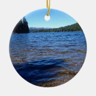 Little Cultus Lake, OR Ceramic Tree Decoration