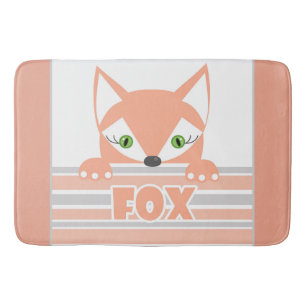 Little, curious Fox Bath Mat