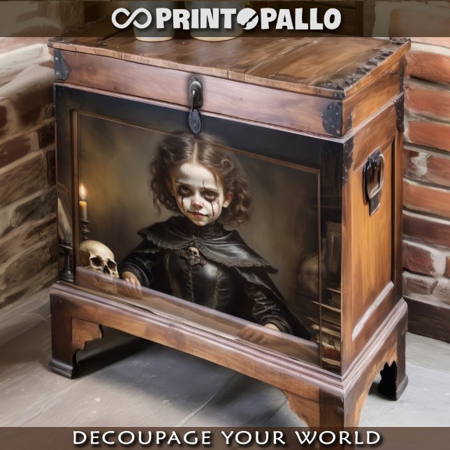 Little cursed noble girl in gothic style  tissue paper (Creator Uploaded)