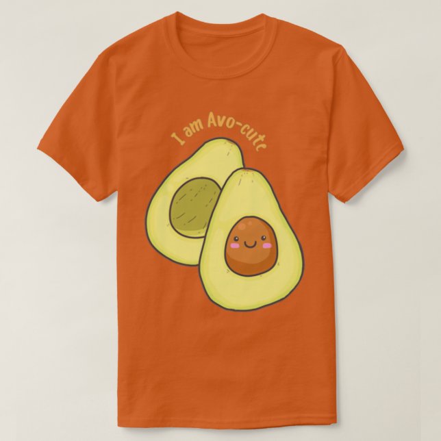 Little Cute Avocado T-Shirt (Design Front)