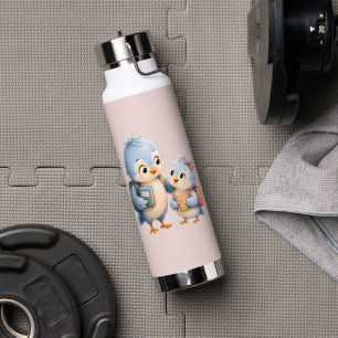 Little Cute Bird Brother Stainless Water Bottle