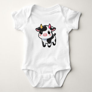 Little Cute Cow Baby Bodysuit