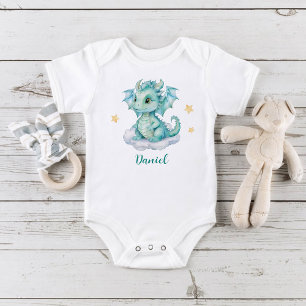 Little Cute Dragon Baby Bodysuit