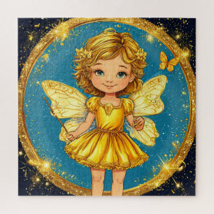 Little Cute Fairy Magical Enchanted Art Gift Jigsaw Puzzle