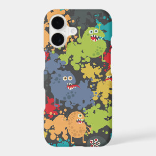 Little cute funny monsters