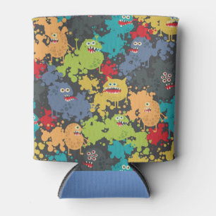 Little cute funny monsters can cooler