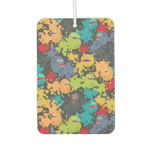 Little cute funny monsters car air freshener