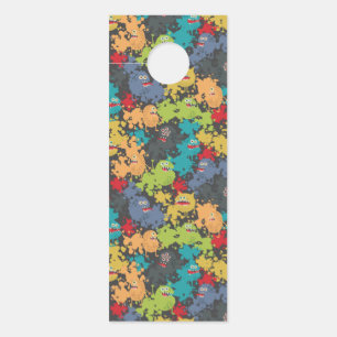 Little cute funny monsters door hanger