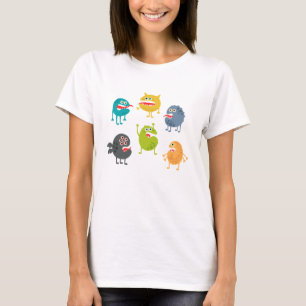 Little cute funny monsters T-Shirt