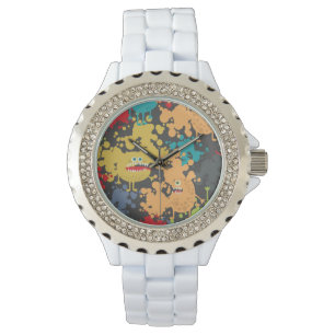 Little cute funny monsters watch