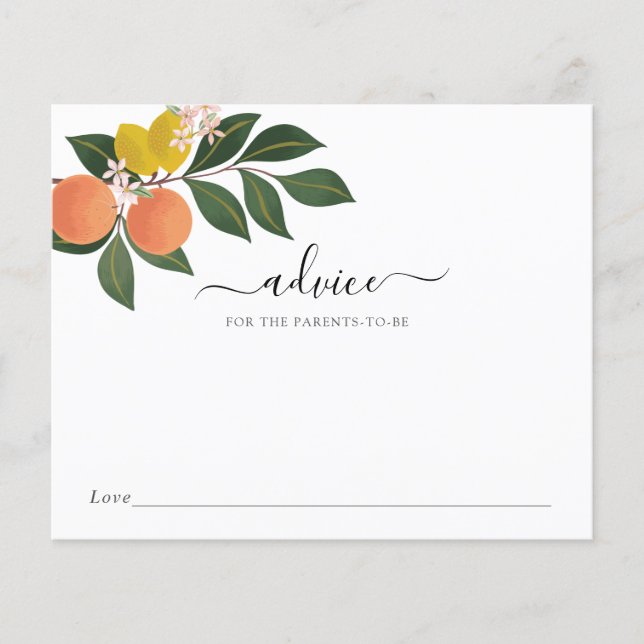 Little Cutie Baby Advice for the Parents-to-Be (Front)