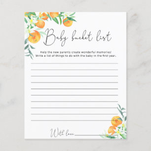 Little cutie Baby bucket list