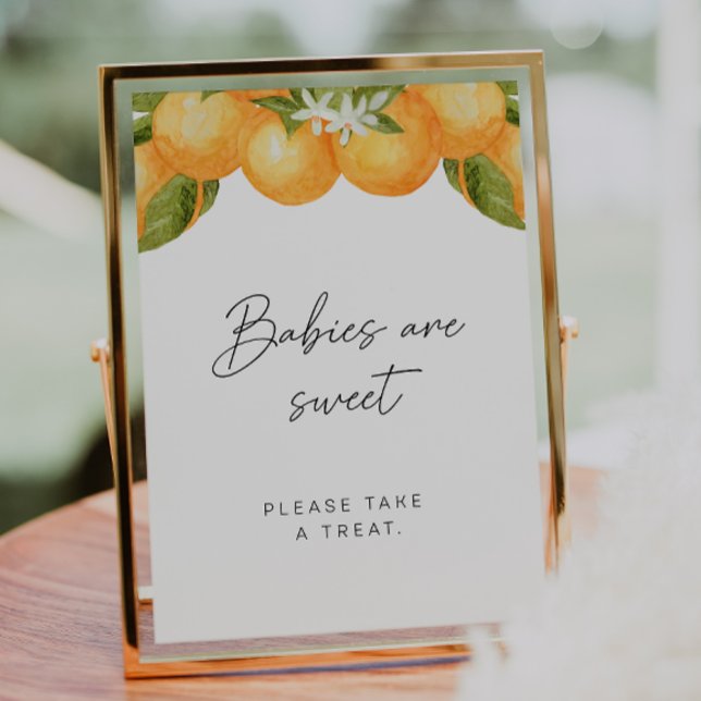 Little cutie baby shower babies are sweet invitation (Creator Uploaded)