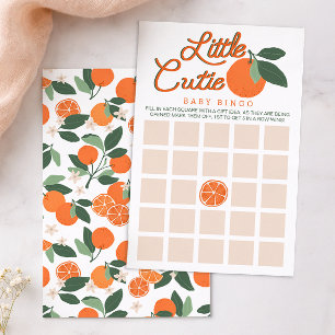 Little Cutie Baby Shower Bingo Game – Clementine