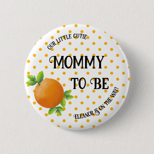 Little Cutie Baby Shower Button