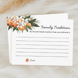Little Cutie Baby Shower Family Traditions Postcard