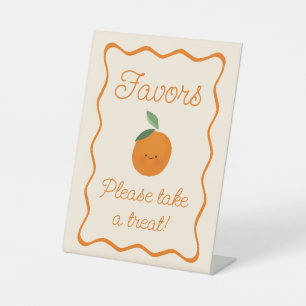 Little Cutie Baby Shower Favours Pedestal Sign