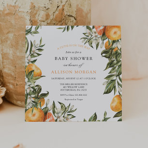 Little Cutie Baby Shower Invitation