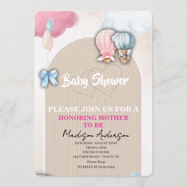 Little Cutie Baby Shower Invitation (Front)