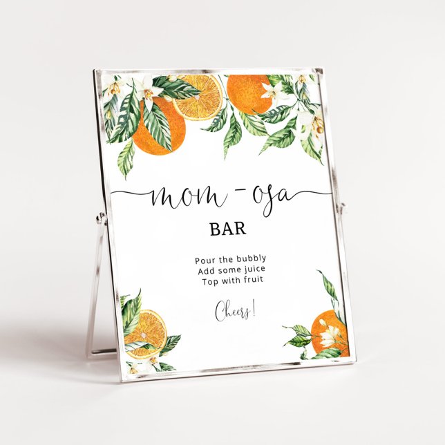 Little cutie baby shower Mum-osa bar sign (Creator Uploaded)