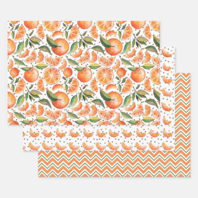 LITTLE CUTIE BABY SHOWER PATTERN WRAPPING PAPER SHEET (Set)