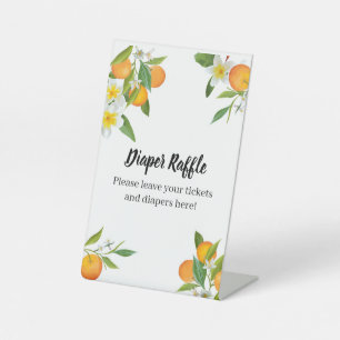 Little Cutie Baby Shower Pedestal Sign