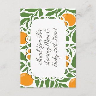 Little Cutie Baby Shower Thank You Card