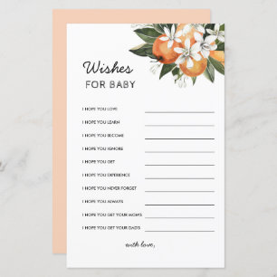 Little Cutie Baby Shower Wishes For Baby Advice Ca
