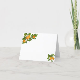 Little cutie baby showerFolded Thank You Card