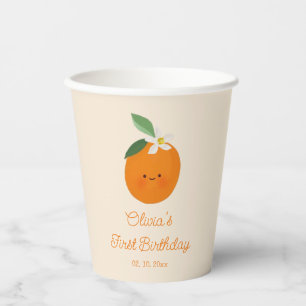 Little Cutie Birthday Paper Cups