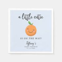 Little Cutie Boy Baby Shower Clementine