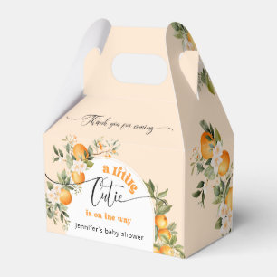 Little cutie citrus baby shower favour box