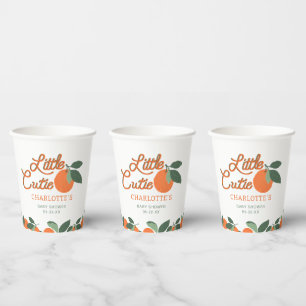 Little Cutie Citrus Baby Shower Paper Cups