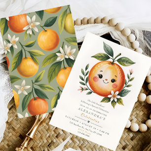 Little Cutie Citrus Celebration Invitation