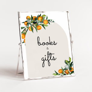 Little Cutie Citrus Orange Baby Books and Gifts Poster
