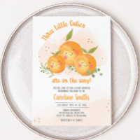 Little Cutie Citrus Orange Baby Shower
