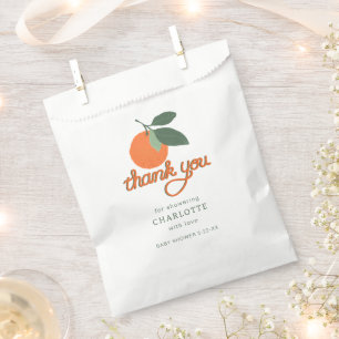 Little Cutie Clementine Baby Shower Favour Bag – C