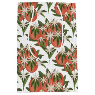 Little Cutie Clementine Citrus Baby Shower Medium Gift Bag