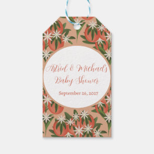 Little Cutie Clementine   Citrus Theme Baby Shower Gift Tags