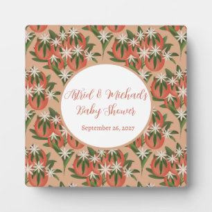 Little Cutie Clementine  Citrus Theme Baby Shower Plaque