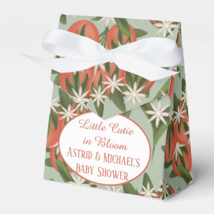 Little Cutie Clementine Sage Citrus Baby Shower Favour Box