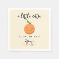 Little Cutie Gender Neutral Baby Shower Clementine
