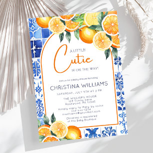 Little Cutie Gender-Neutral Baby Shower Invitation