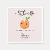 Little Cutie Girl Baby Shower Clementine