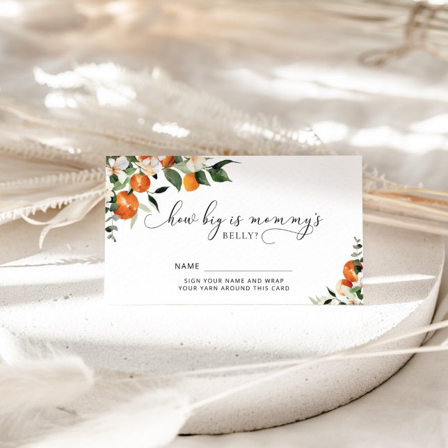 Little cutie how big is mummy's belly enclosure card (Creator Uploaded)