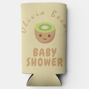 Little Cutie Kiwi Baby Shower  Seltzer Can Cooler